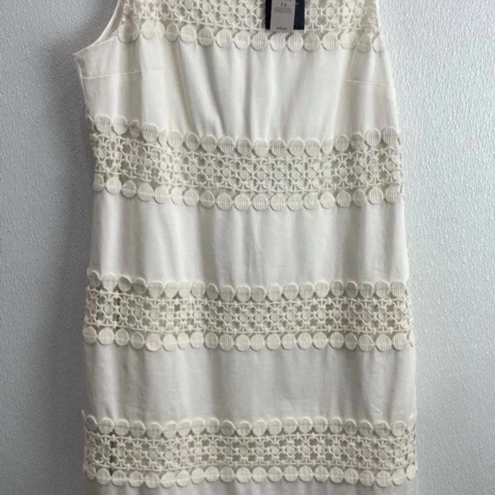 Ann Taylor Ivory Lace Detail Dress NWT $228